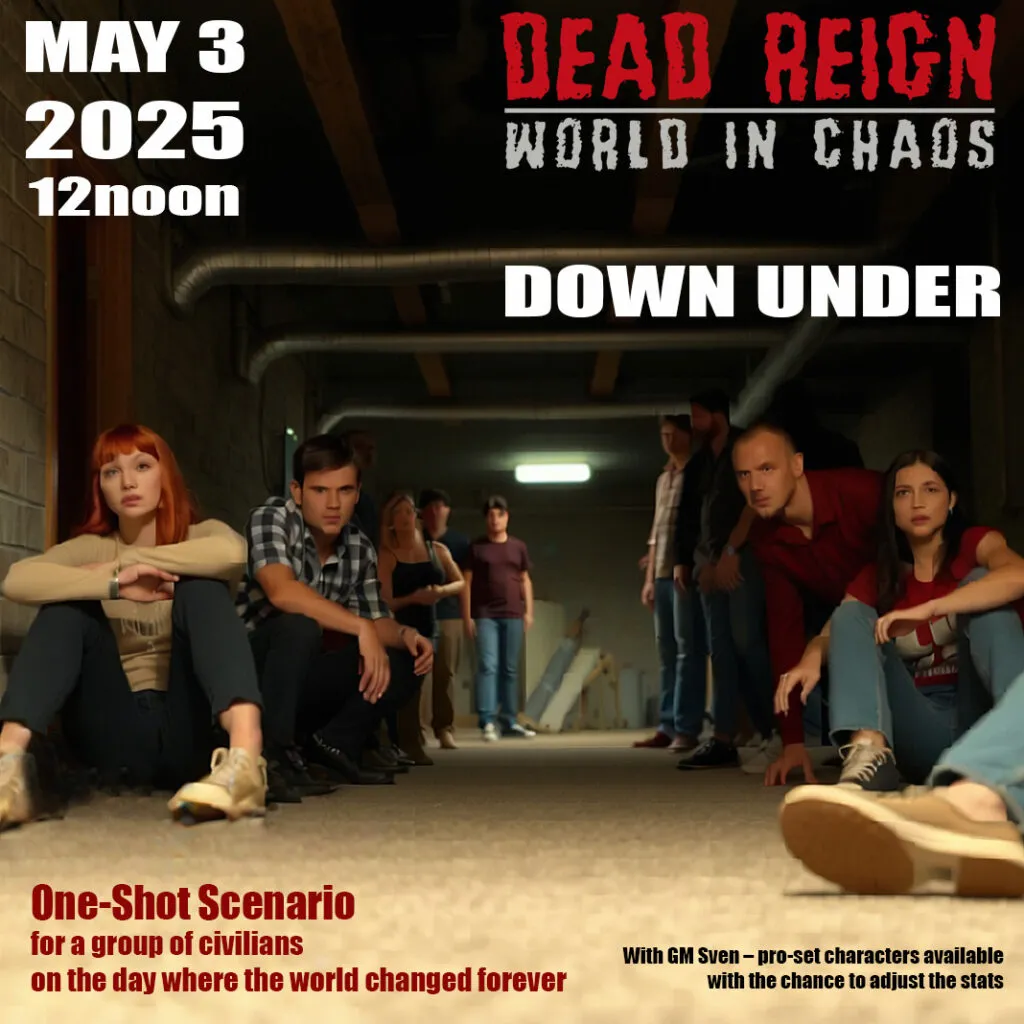 Dead Reign session DOWN UNDER