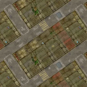 Game Mat Urban Streets Downtown