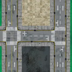 Game Mat Urban Streets Crossings 2a