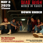 Dead Reign session DOWN UNDER