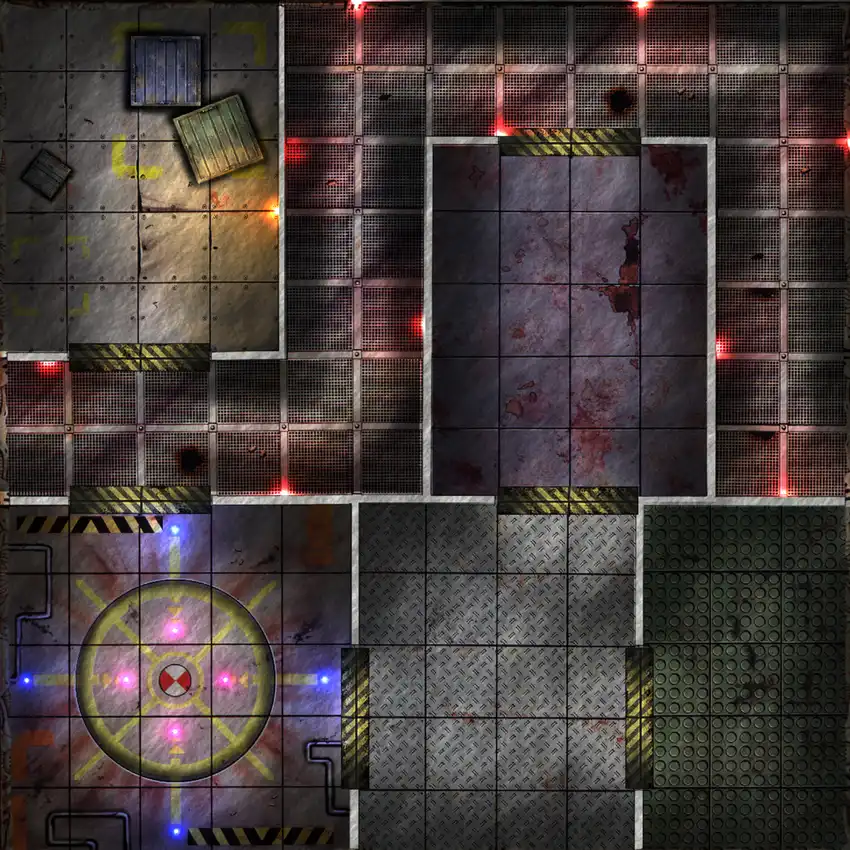 Space Crusade 12x12in Mat 2