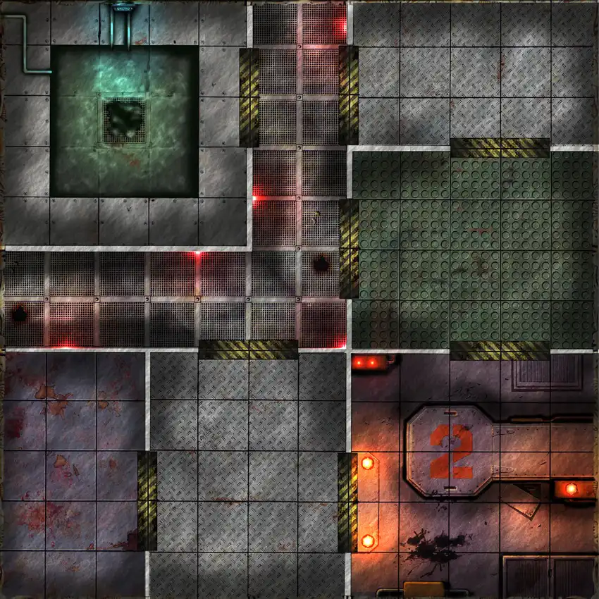 Space Crusade 12x12in Mat 3